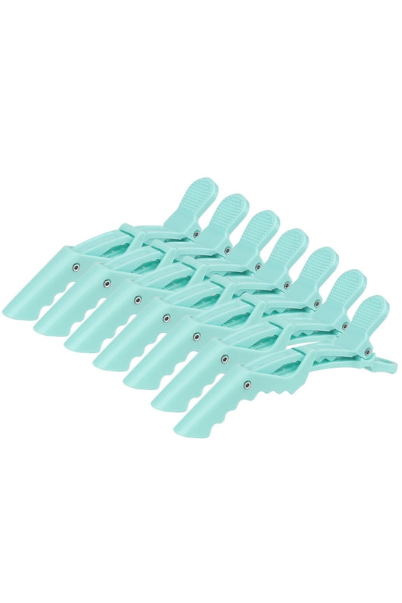 Neutral Double-Hinged Hair Clips Pack Of 7 For Women Perfect For Styling And Salon Use