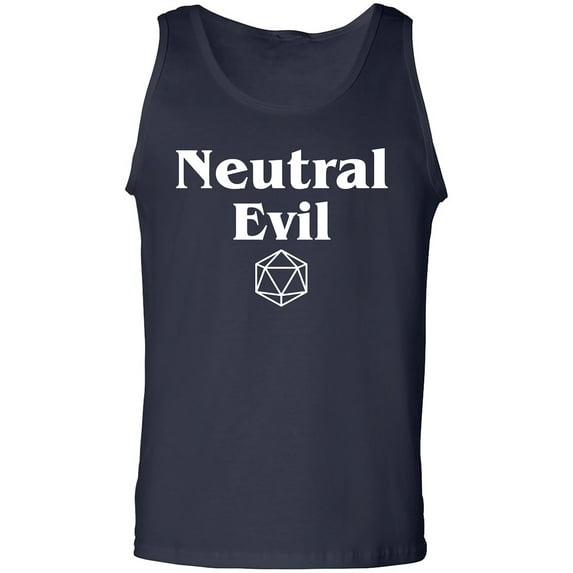 Neutral Evil Adult Tank Top