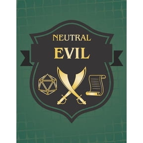 Neutral Evil: RPG Themed Mapping and Notes Book - Dark Green Theme Paperback 1790645700 9781790645701 PuddingPie Notebooks