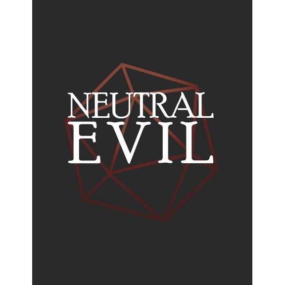 Neutral Evil : RPG Themed Mapping and Notes Book (Paperback)