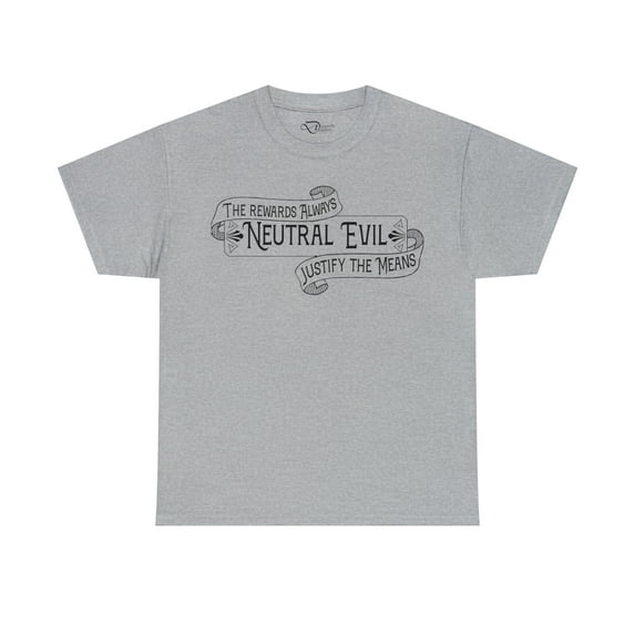 Neutral Evil Role Playing Alignment - Unisex T-shirt