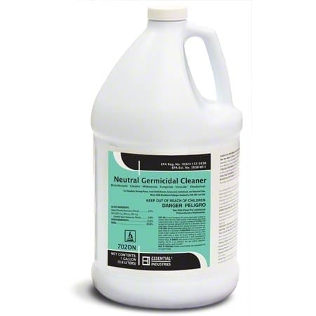 Neutral Germicidal Cleaner, 1 Gal Neutral pH Cleaner & Disinfectant for Floors, Walls, Sinks & Equipment