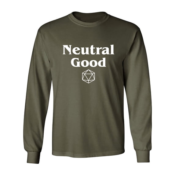 Neutral Good Adult Long Sleeve T-shirt