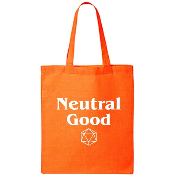 Neutral Good Cotton Canvas Tote Bag