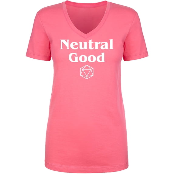 Neutral Good Womens V-Neck T-Shirt