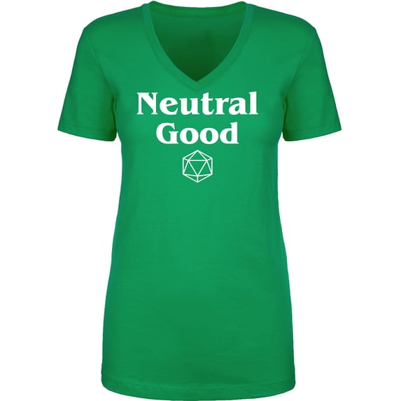 Neutral Good Womens V-Neck T-Shirt