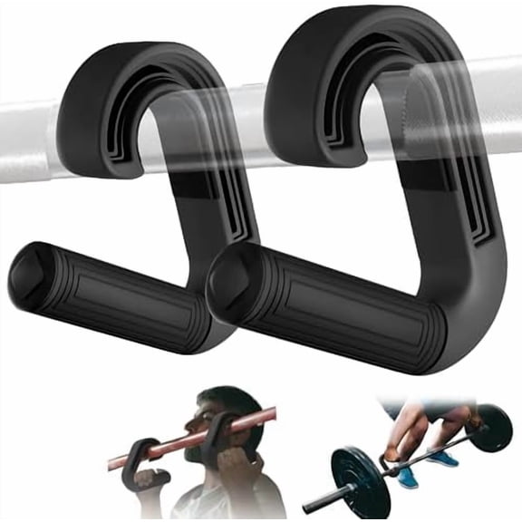 Neutral Grip Handles for Pull Up: Ergonomic Portable Hooks for Barbell Row Deadlift Resistant Bands for Home Gym Fitness Enthusiasts