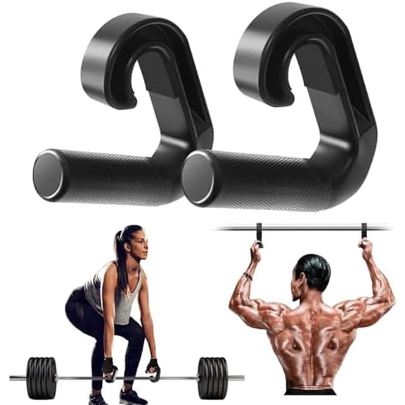 Neutral Grip Pull Up Handles - Heavy Duty Multi-Purpose Handles for Pull Ups & Deadlifts - Ergonomic Workout Handles & Exercise Machine Attachments with Premium Grips