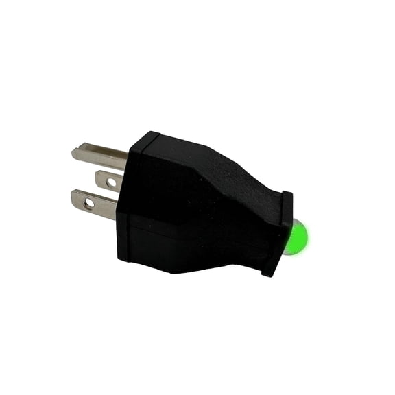 Neutral Ground Bonding Plug for Portable Generators, 120V 15A NEMA 5-15P, Built-in Surge Protection, LED Indicator, for Floating Neutral Generator Setup