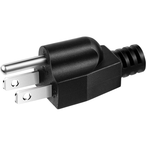 Neutral Ground Bonding Plug for Portable Inverter Generator, Grounding Plug Surge Protector Generator with Floating Neutral on RV, Motorhome, Camper for Open Ground Error(Black,1 Pack)