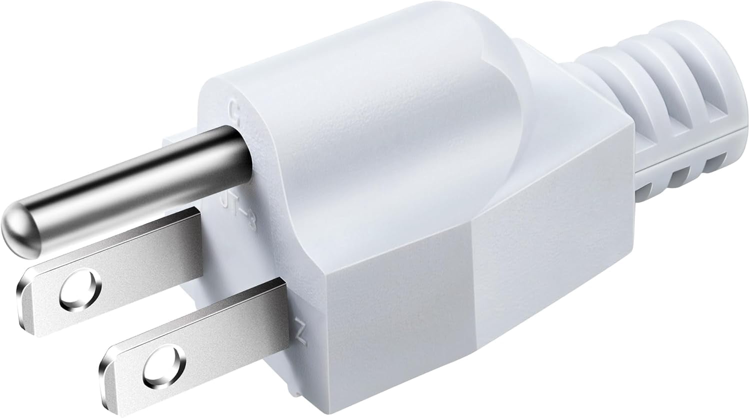 Neutral Ground Bonding Plug for Portable Inverter Generator, Grounding Plug Surge Protector Generator with Floating Neutral on RV, Motorhome, Camper for Open Ground Error(White,1 Pack)