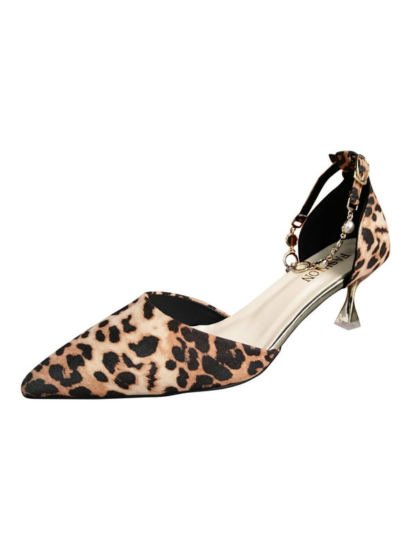 Leopard Pumps