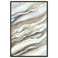 thumbnail image 1 of Neutral Lines I Boho Abstract Wall Art Canvas Wall Art by Art Remedy, Black Floater Frame, 11" x 16", 1 of 7