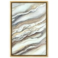 thumbnail image 1 of Neutral Lines I Boho Abstract Wall Art Canvas Wall Art by Art Remedy, Gold Floater Frame, 31.5" x 46.5", 1 of 7