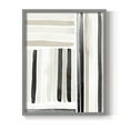 thumbnail image 1 of Neutral Lines I in Gray Solid Wood 22 x 28 Framed Print, 1 of 6
