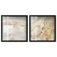 thumbnail image 1 of Neutral Luxe Harmony Set Shadowbox Boho Wall Decor by Art Remedy, Black Frame, 20 x 20, 1 of 6