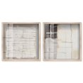thumbnail image 1 of Neutral Luxe Harmony Set Shadowbox Boho Wall Decor by Art Remedy, Blonde Frame, 40 x 40, 1 of 6