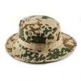 thumbnail image 1 of Neutral Male Female Summer Camouflage Bucket Hat Adjustable Rope Button Fisherman, 1 of 3