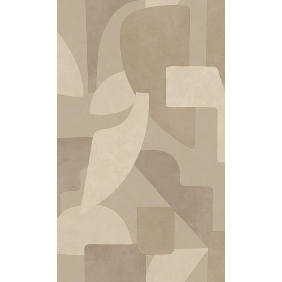 Neutral Modern Asbtract Geometric Wallpaper