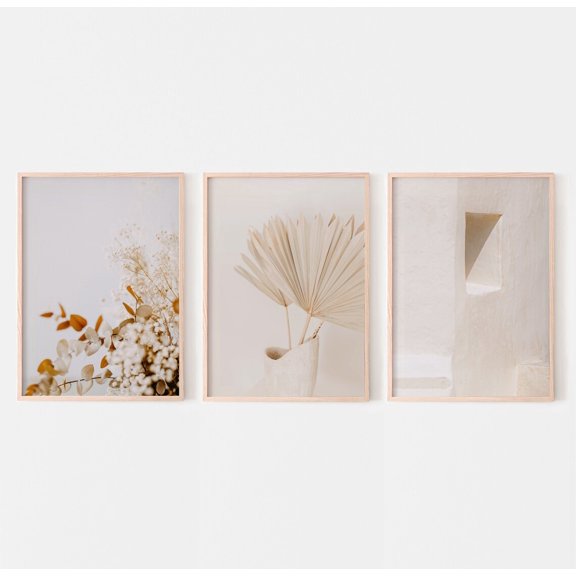 Neutral Neutral Architecture Gallery Set Boho Prints, Poster Only