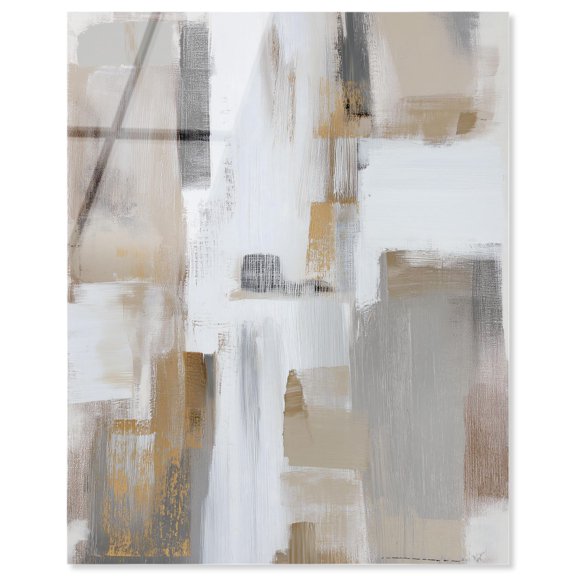 Neutral Nexus I Acrylic Print Neutral Abstract Art by Art Remedy, Ready to Hang, 16 x 20