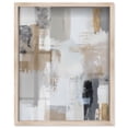 thumbnail image 1 of Neutral Nexus II Shadowbox Print Neutral Abstract Art by Art Remedy, Blonde Frame, 20 x 24, 1 of 6