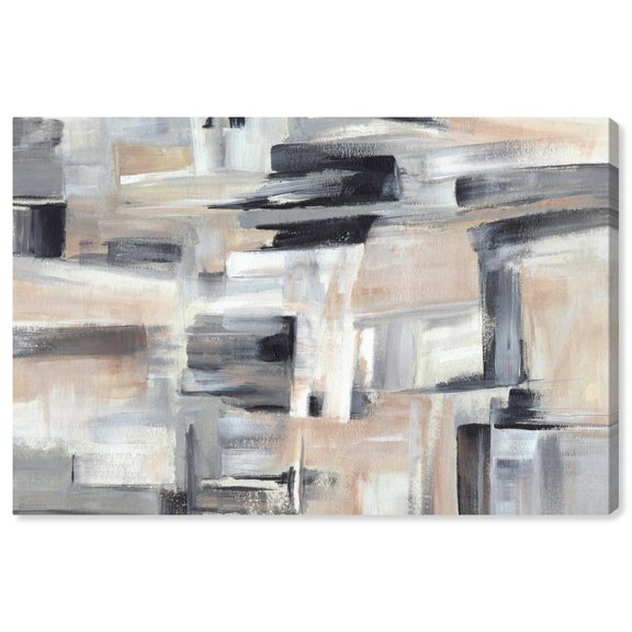 Neutral Nirvana Canvas Modern Abstracts by Art Remedy, Gallery Wrapped, 24 x 16