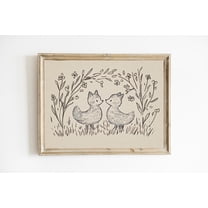 Neutral Nursery Fox Art Neutral Cottagecore Nursery Wall Decor Poster Country Room Wall Art Poster E717, Unframed Poster Size 8x12 F03.1.18l474