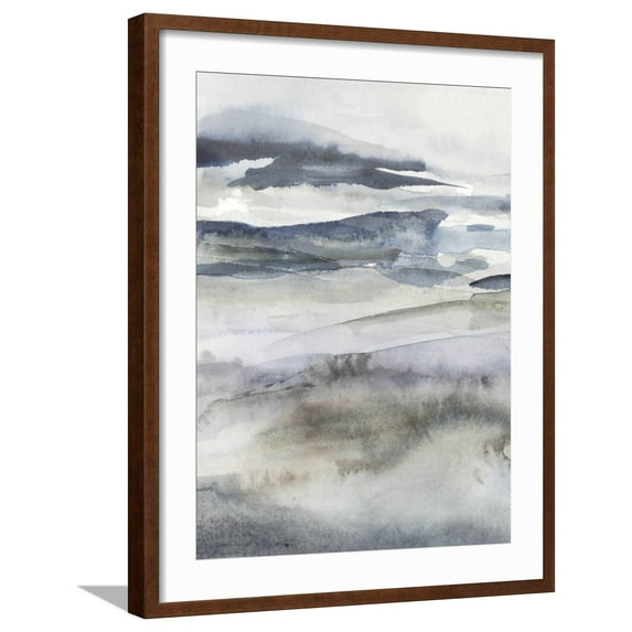 Art.com Neutral Salt Spray I Art Print by Victoria Borges, Brown Frame Wall Art, 23" x 29"