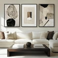 thumbnail image 1 of Neutral Singg Wall Art for Living Room, 3 Piece Modern Canvas Prints Paintings Artwork for Walls-Tan Beige Brown Minimalist Pictures for Living Room Hallway Bedroom Wall Decor, 1 of 6