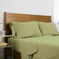 thumbnail image 1 of Neutral Solid Color Brushed Microfiber Deep Pocket Sheet Set, 1 of 3