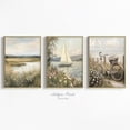 Neutral Spring Wildflower Wall Art Print Set, Country Field Farmhouse ...