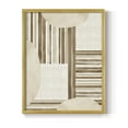 thumbnail image 1 of Neutral Stripes in Gold Solid Wood 8 x 10 Framed Print, 1 of 6