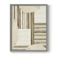 thumbnail image 1 of Neutral Stripes in Gray Solid Wood 22 x 28 Framed Print, 1 of 6