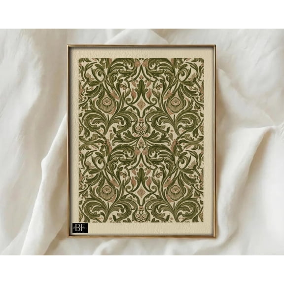 Neutral Tapestry Vintage Textile Eclectic Decor Wall Art
