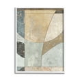 thumbnail image 1 of Neutral Tones Curved Shapes Abstract Painting White Framed Art Print Wall Art, 1 of 7