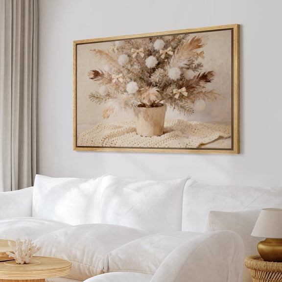 Neutral Tree Beige Rustic Still Life Unframed Paper Print
