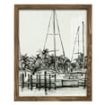 thumbnail image 1 of Neutral Tropics I - Framed Print w/glass - Walnut, 1 of 7