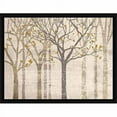thumbnail image 1 of Neutral Vector Distressed Trees Landscape Illustration Tan & Grey, Framed Canvas Art by Pied Piper Creative, 1 of 3