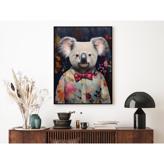 Neutral Wall Art Print, Koala Print, Modern Bedroom Living Room Wall Decor, Art, Colourful Abstract Print, Gallery Wall Decor Home Decor #450, Unframed Poster Size 24x36