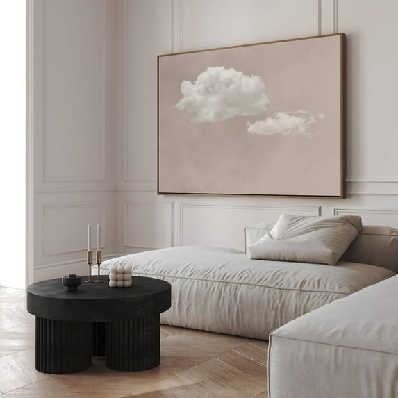 Neutral Wall Decor Over The Bed, Above Bed Decor, Bedroom, Horizontal Wall Art, Beige Clouds Wall Art, Framed Art, Extra Large Wall Art, Modern Wall Decor, 8x12 UNFRAMED