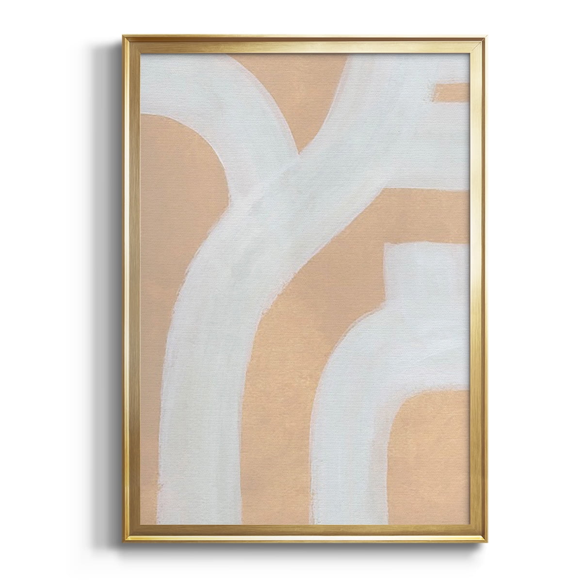 Neutral Winding Paths I Premium Framed Print, in Gold, Black, or Silver - Ready to Hang