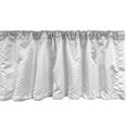 thumbnail image 1 of Ambesonne Neutral Valance Pack of 2, Triangular Monochromatic, 54"X12", Pale Grey, 1 of 3