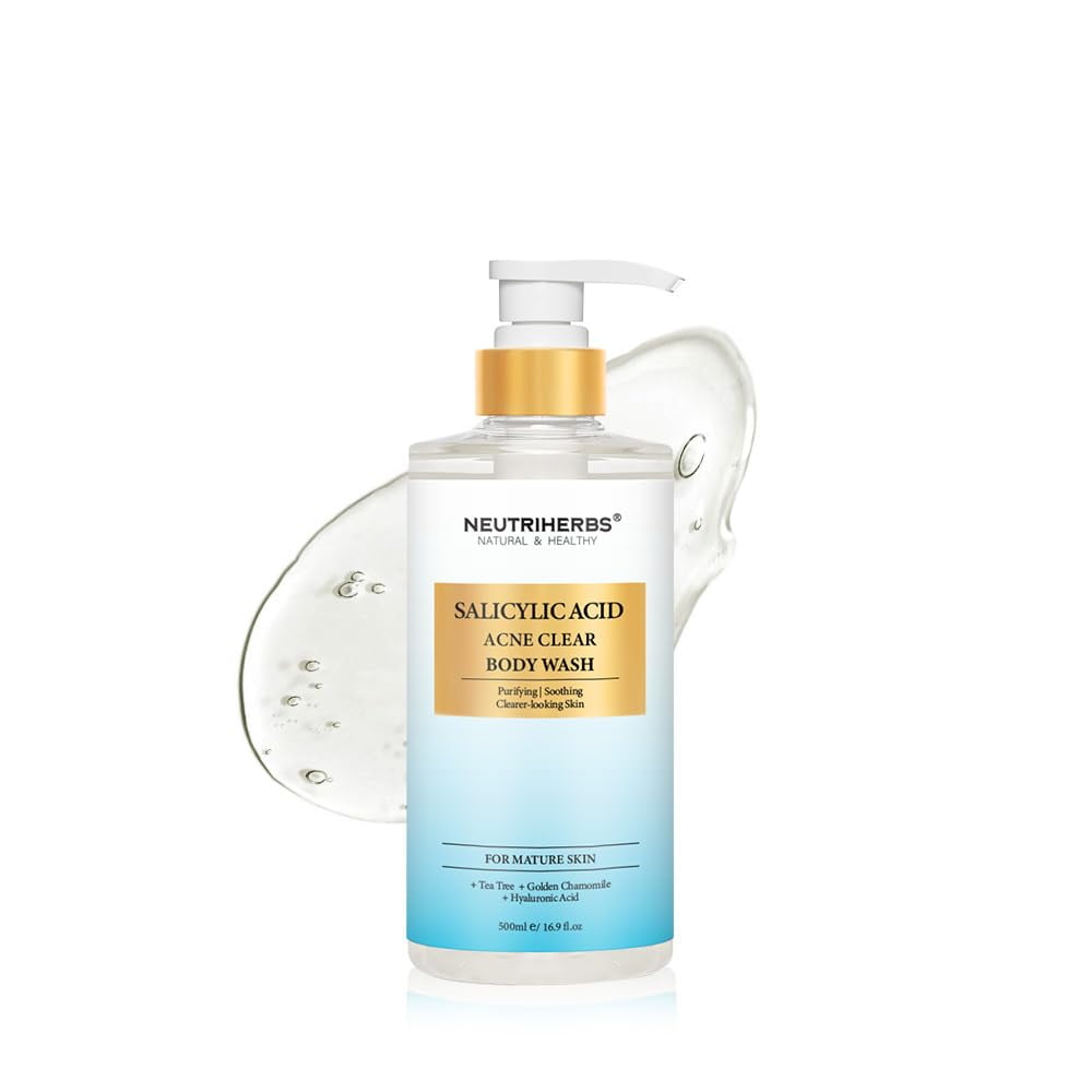 Neutriherbs Acne Body Wash, YPF5 Anti Acne/Prone Skin Shower Gel For