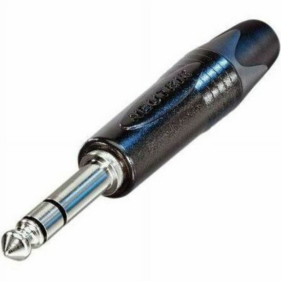 Neutrik NP3X-BAG Plug 1/4" Stereo Black/Silver