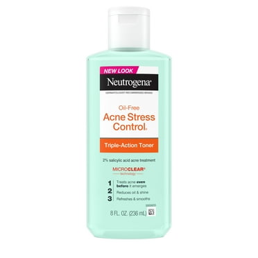 Neutrogena Acne Stress Control Facial Toner, Salicylic Acid, 8 fl. oz