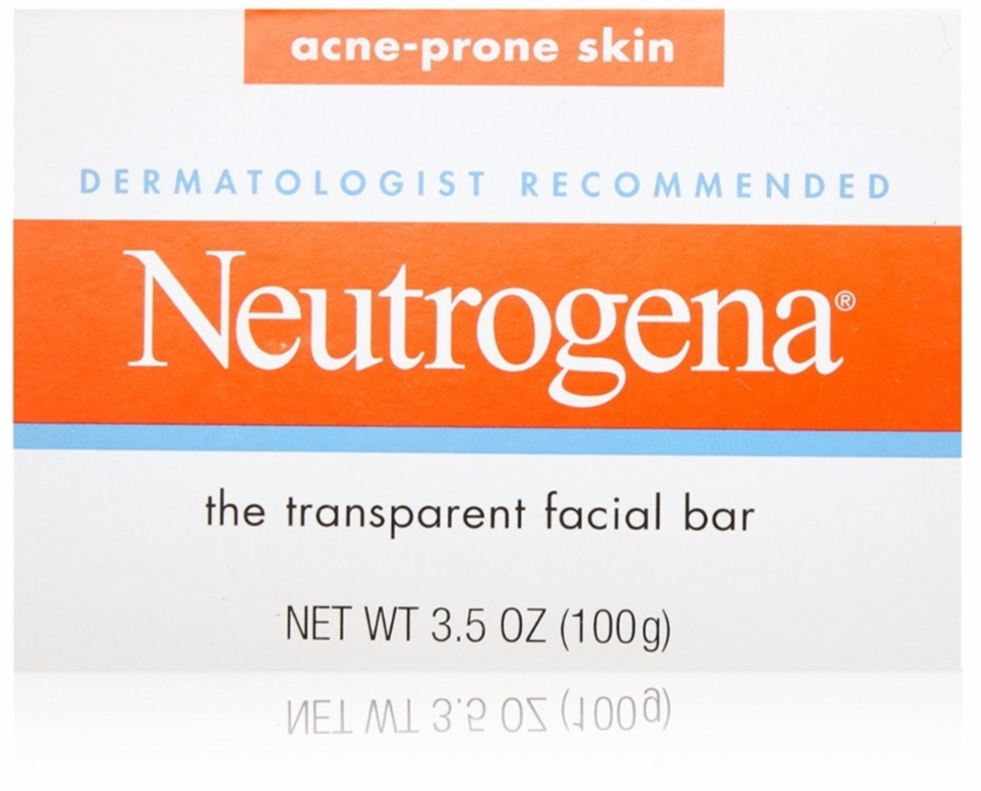 Neutrogena Acne Prone Skin Formula Facial Bar 3.50 oz - (Pack of 6)