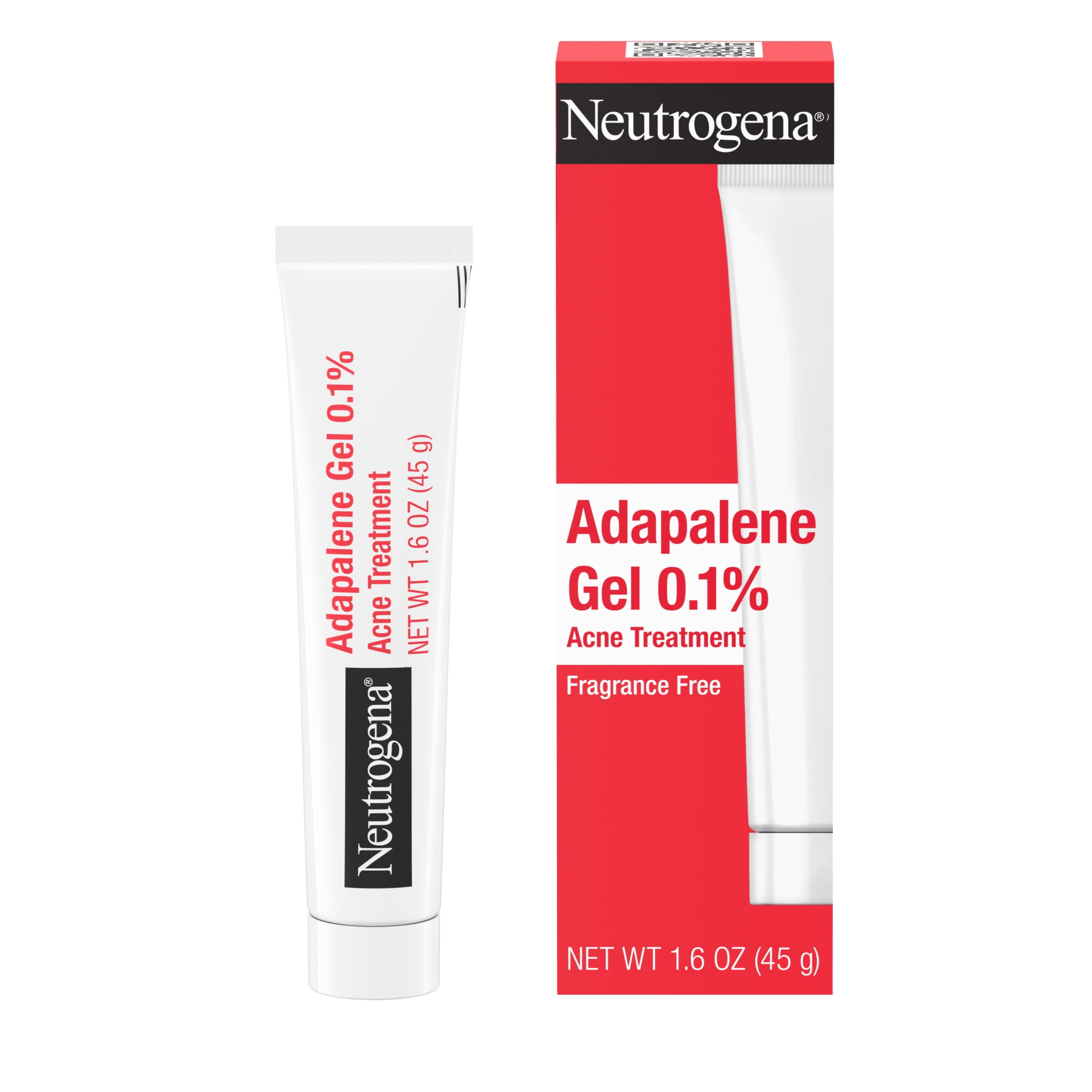 Neutrogena 0.1% Adapalene Gel Acne Treatment, Topical Retinoid