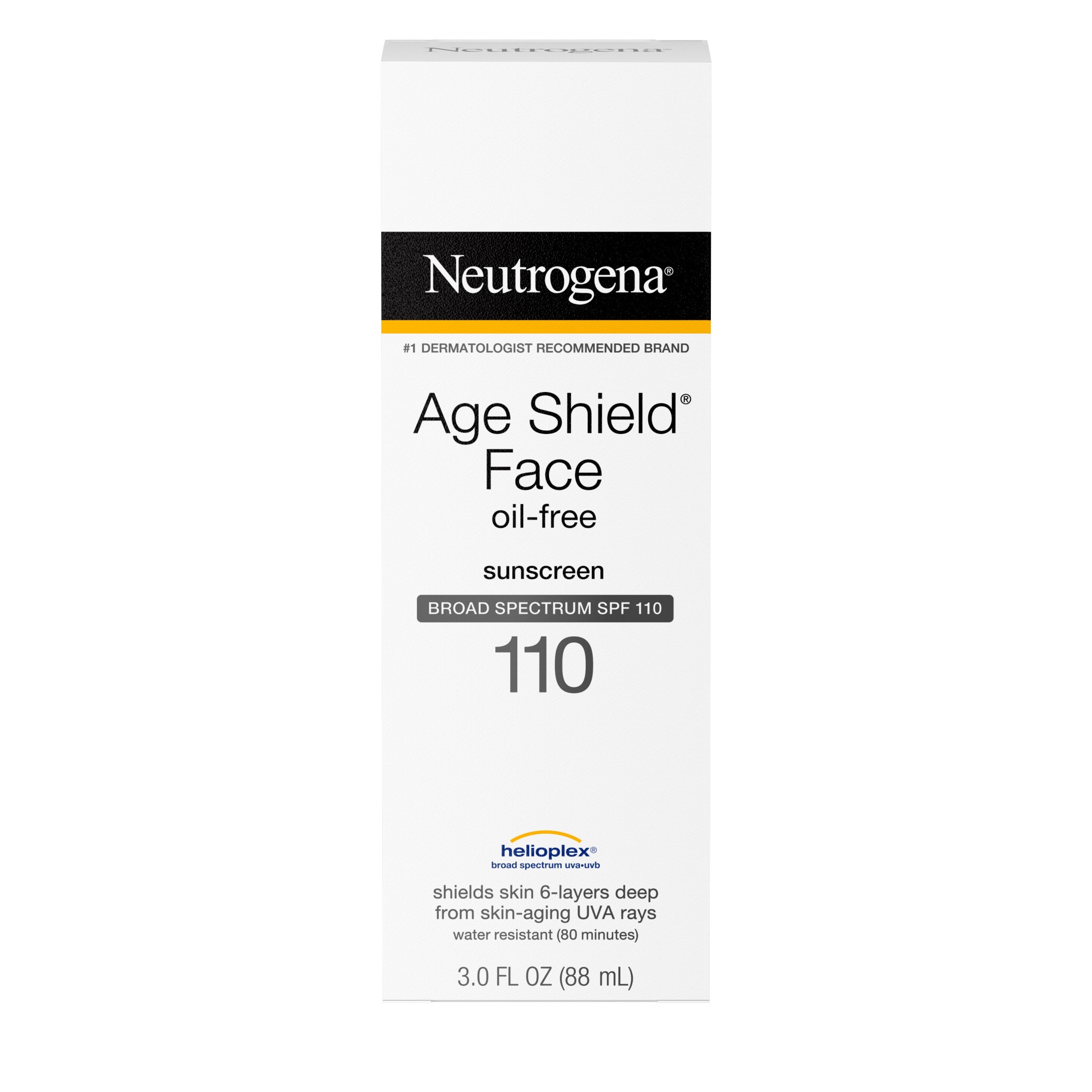 Neutrogena Age Shield Face Oil-Free Sunscreen SPF 110, 3 fl. oz - image 1 of 14
