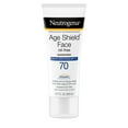 thumbnail image 1 of Neutrogena Age Shield Face Oil-Free Sunscreen, SPF 70 Sunblock, 3 fl oz, 1 of 9